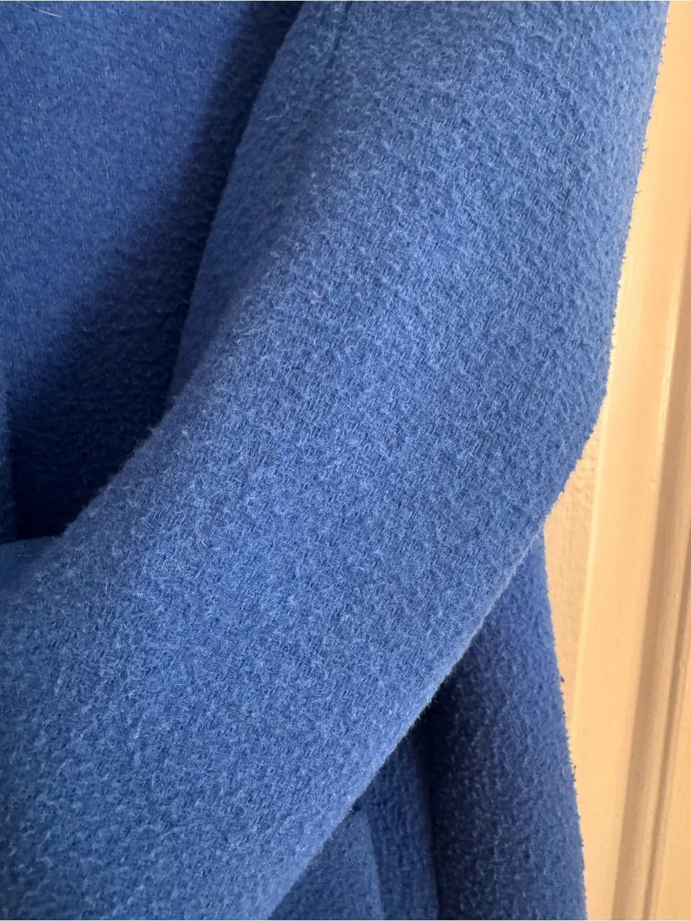 J Crew Mercantile Royal Blue Wool Blend Coat - Picture 4 of 12
